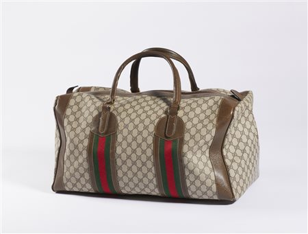 GUCCI - Sacca in canvas monogram.