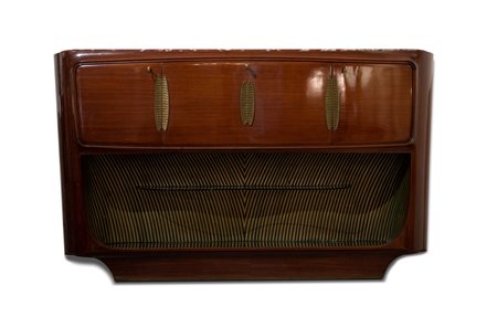 Vittorio Dassi (1893 - 1973) 
Credenza e Dry Bar 1950s
 40 x 210 x 125 cm