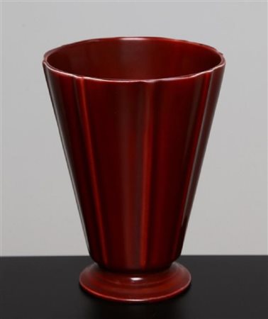 GUIDO ANDLOVITZ - CERAMICA LAVENIA  
Vaso Monza di Guido Andlovitz 1960s
 cm 16 x 12 x 12