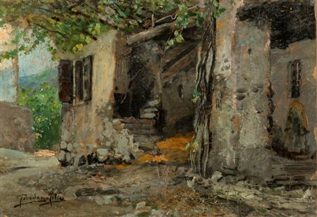 Felice Giordano (Napoli 1880-Capri  1964)  - Casale