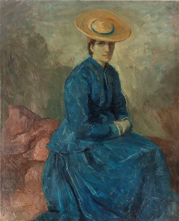 Gaetano Bocchetti (Napoli 1888-1990)  - "Donna all'antica"