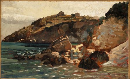 Max Roeder (Monaco 1866-Roma 1947)  - "Ischia", 1892