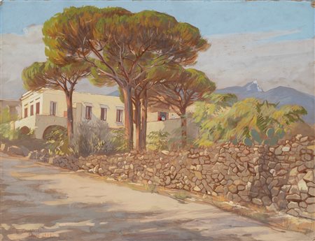 Pietro D'Achiardi (Pisa 1879-Roma 1940)  - "Ischia", 1929