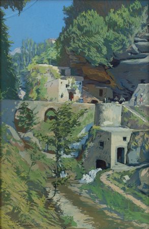 Pietro D'Achiardi (Pisa 1879-Roma 1940)  - "Cava dei Tirreni", 1920