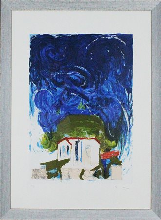 MARIO SCHIFANO, "Casa dolce", 1997