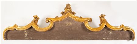 Redò in legno intagliato e dorato. Emilia, metà del XVIII secolo. Cm...