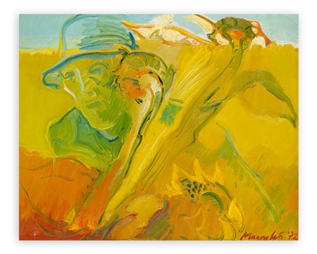 CESCO MAGNOLATO (1926-2022) - Immagine tra i girasoli, 1972