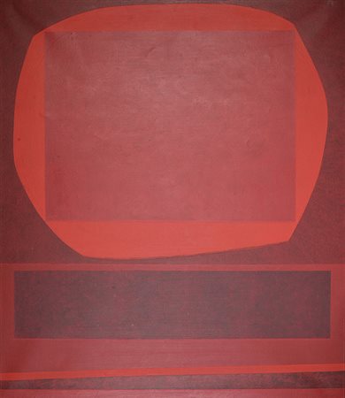 Lucio Battaglia (1929 - 2003) COMPOSIZIONE, 1984 olio su tela, cm 90x80 sul...