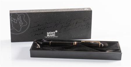 MONTBLANC MEISTERSTUCK Penna a sfera Classique nera e oro. Corredata di...