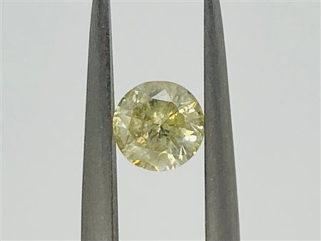 DIAMANTE 0,55 CT FANCY GIALLO VERDASTRO - I2 - F20801-30