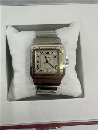 Cartier Santos Galbée Oro/Acciaio