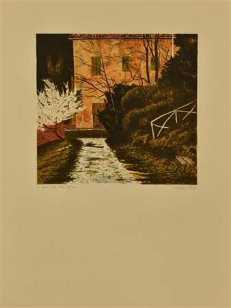 Antonio Saliola I PASSI DEL SOLE serigrafia su carta, cm 70x50; es. 53/125...