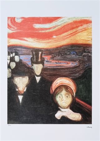 MUNCH EDVARD Norvegia 1863 - 1944 "Senza titolo"