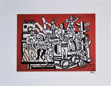 LEGER FERNAND Francia 1881 - 1955 "Senza titolo"