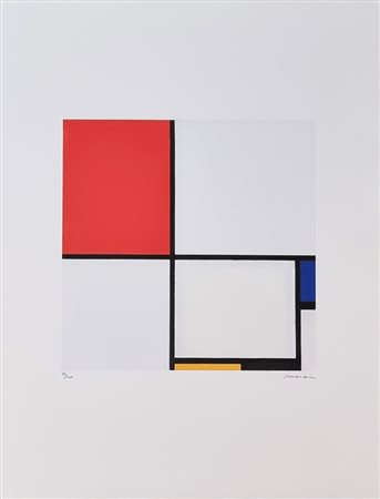 MONDRIAN PIET Paesi Bassi 1872 - New York 1944 "Senza titolo"