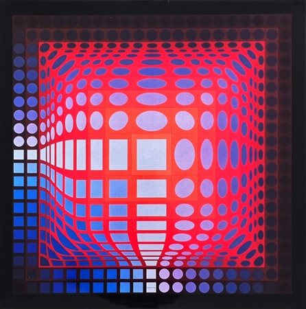 VASARELY VICTOR Ungheria 1906 - Parigi 1997 "Koska-quemer"