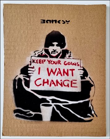 BANKSY Regno Unito XX sec. "Keep your coins"