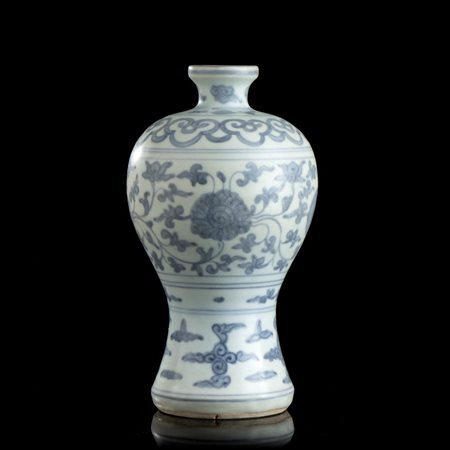  
VASO MEIPING IN PORCELLANA 'BIANCO E BLU' 
 