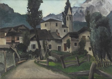 MARIO GAMERO<BR>Torino 1902 - 1980<BR>"Paesaggio"