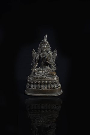 BUDDHA<BR>Buddha in bronzo brunito
