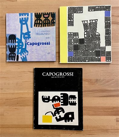 GIUSEPPE CAPOGROSSI - Lotto unico di 3 cataloghi