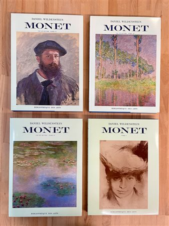 CLAUDE MONET - Lotto unico di 4 tomi della collana 'Claude Monet. Biographie et catalogue raisonnè