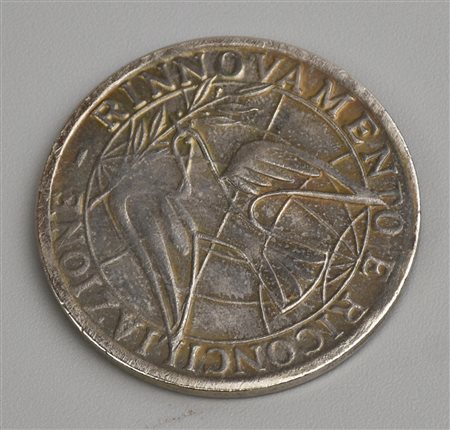 MEDAGLIA COMMEMORATIVA coniata in occasione dell'anno santo 1975