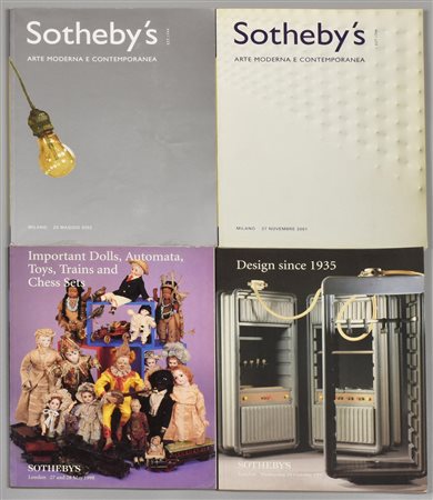 LOTTO COMPOSTO DA 4 CATALOGHI D'ASTA DI SOTHEBY'S: DESIGN SINCE 1935 29...