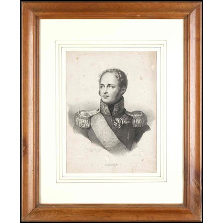  
Charles MOTTE (1785-1836)
Ritratto di Zar Alessandro II Militaria...
 