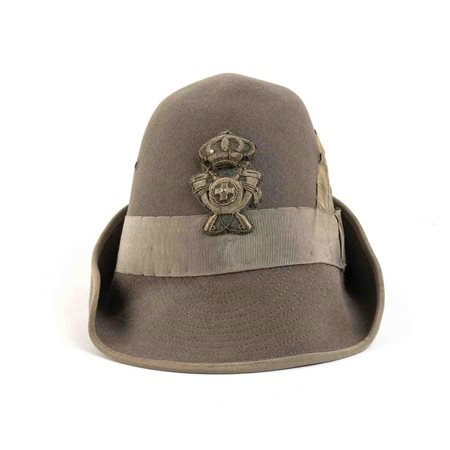  
Cappello m.909 da maggiore degli Alpini primo quarto XX sec.
 