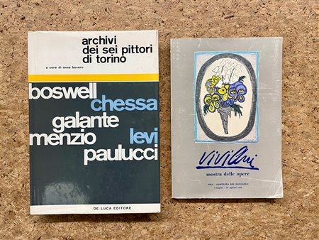 GIUSEPPE VIVIANI E GRUPPO DEI SEI DI TORINO - Lotto unico di 2 cataloghi