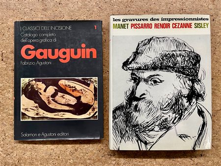 MONOGRAFIE DI ARTE GRAFICA (IMPRESSIONISTI E GAUGUIN) - Lotto unico di 2 cataloghi