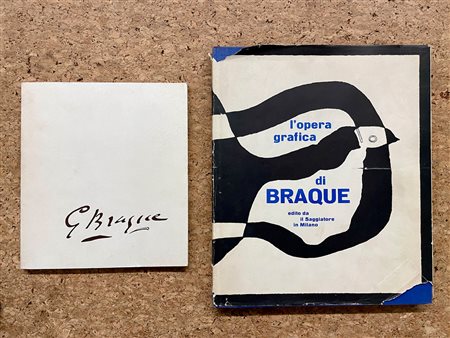 MONOGRAFIE DI ARTE GRAFICA (GEORGES BRAQUE) - Lotto unico di 2 cataloghi