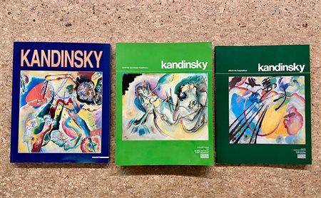 WASSILY KANDINSKY  - Lotto unico di 3 cataloghi