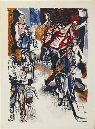 GUTTUSO RENATO (1912 - 1987) - Senza titolo.