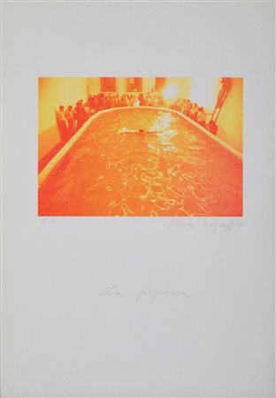 MISHEFF ALZEK  (n. 1940) - La piscina.