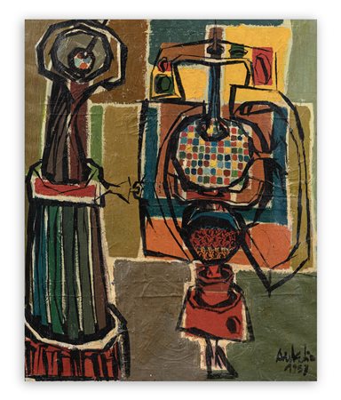 SALVADOR AULESTIA (1919-1994) - Egregor N1, 1957