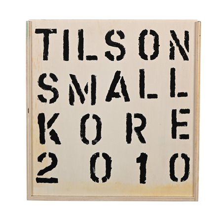 Joe Tilson Londra 1928 Small Kore 2010 Scultura multiplo in legno dipinto cm...