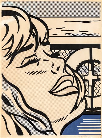 Roy Lichtenstein New York 1923-New York 1997 Shipboard Girl 1965 Serigrafia...