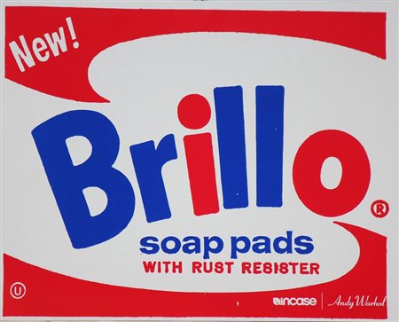 WARHOL ANDY (1928 - 1987) Brillo box. Poster. Cm 25,00 x 40,00. The Andy...