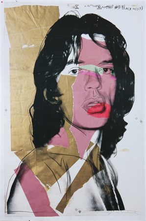 WARHOL ANDY (1928 - 1987) Mick Jagger. 2010. Poster. Cm 56,00 x 84,00. Poster...