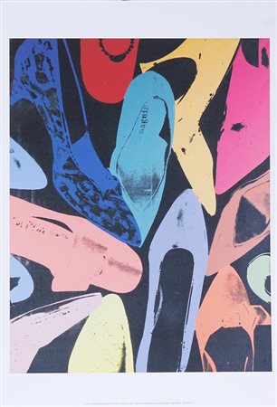 WARHOL ANDY (1928 - 1987) Diamond dust shoes. 2013. Poster. Cm 32,50 x 48,00.