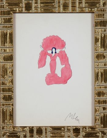 LODOLA MARCO (n. 1955) Senza titolo. Acquerello su cartone. Cm 24,50 x 33,50....