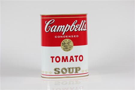 CAMPBELLS SOUP COMPANY Tomato soup. Metallo. Cm 26,00 x 33,00. Vaso in...