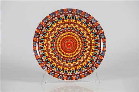 HIRST DAMIEN (n. 1965) Piatto. Ceramica. Cm 26,00. Al retro timbro con titolo...