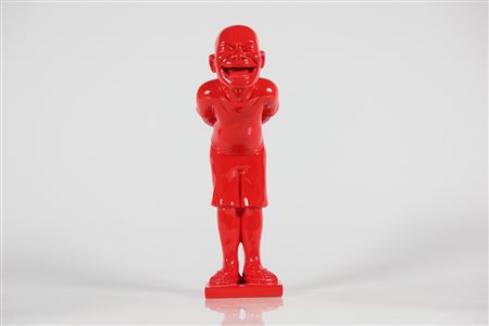 YUE MINJUN (n. 1962) Senza titolo. Scultura. Cm 16,00 x 33,00.