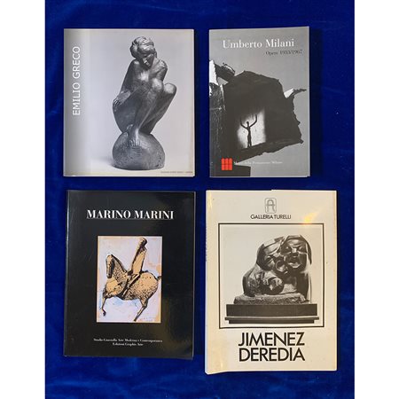 Greco ,Milani, Marini, Deredia, lotto di 4 volumi