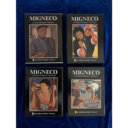 Migneco, catalogo generale, 4 volumi