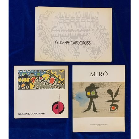 Capogrossi, Mirò, lotto di 3 volumi