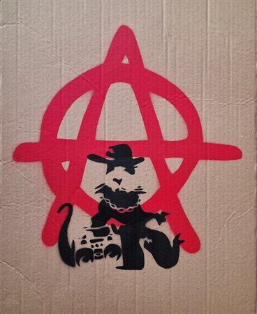 BANKSY Regno Unito XX sec. "Anarchy rat"